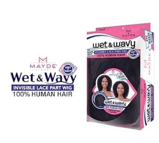 Mayde Beauty Wet & Wavy Lace Part Wig β Bohemian - Image 5
