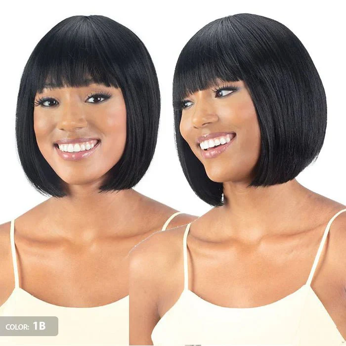 Mayde Mocha 100% Human Hair Blend Wig – Peach