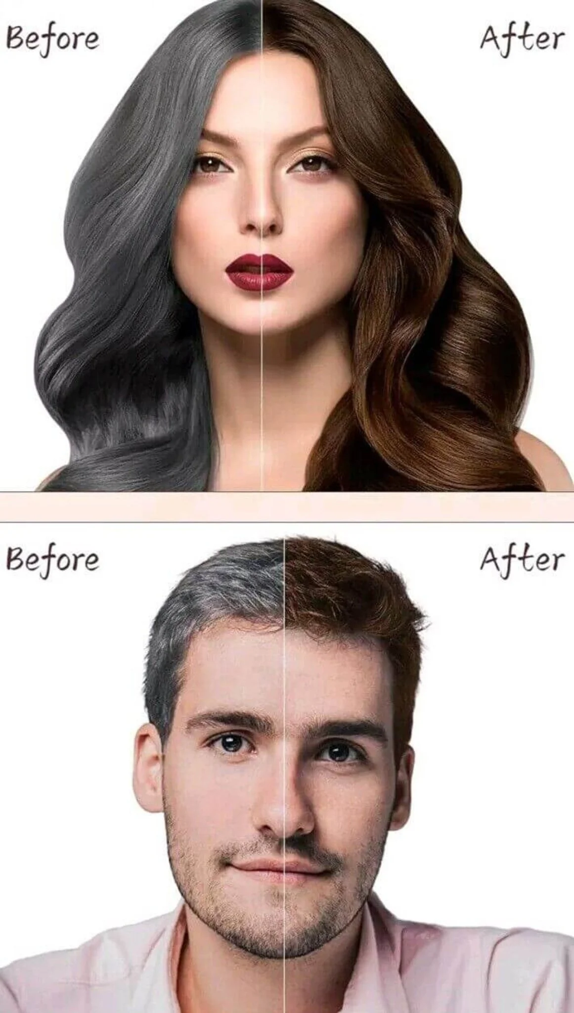 Meidu Black Hair Color 3in1 Shampoo – 500ml - Image 3
