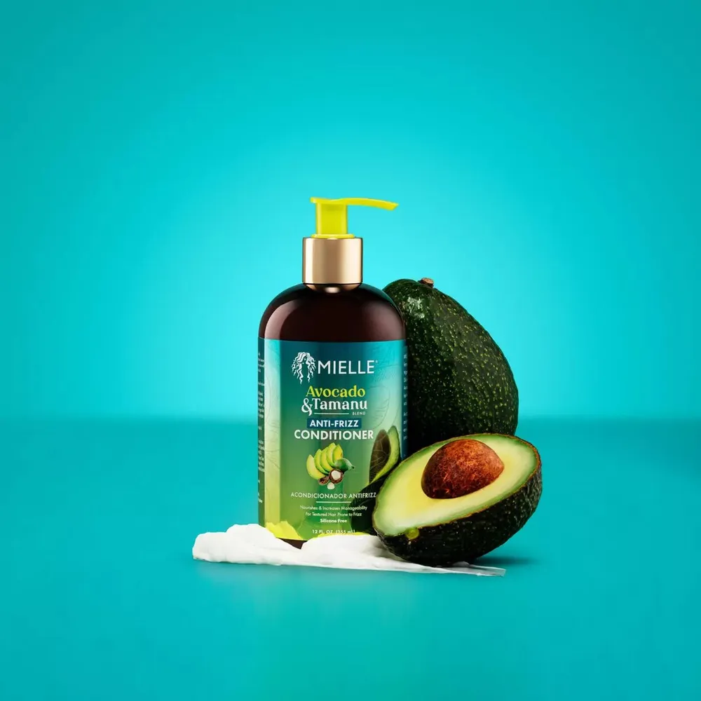 Mielle Avocado & Tamanu Anti-Frizz Shampoo & Conditioner โ 12 fl oz - Image 5