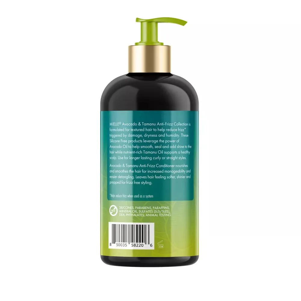 Mielle Avocado & Tamanu Anti-Frizz Shampoo & Conditioner โ 12 fl oz - Image 7