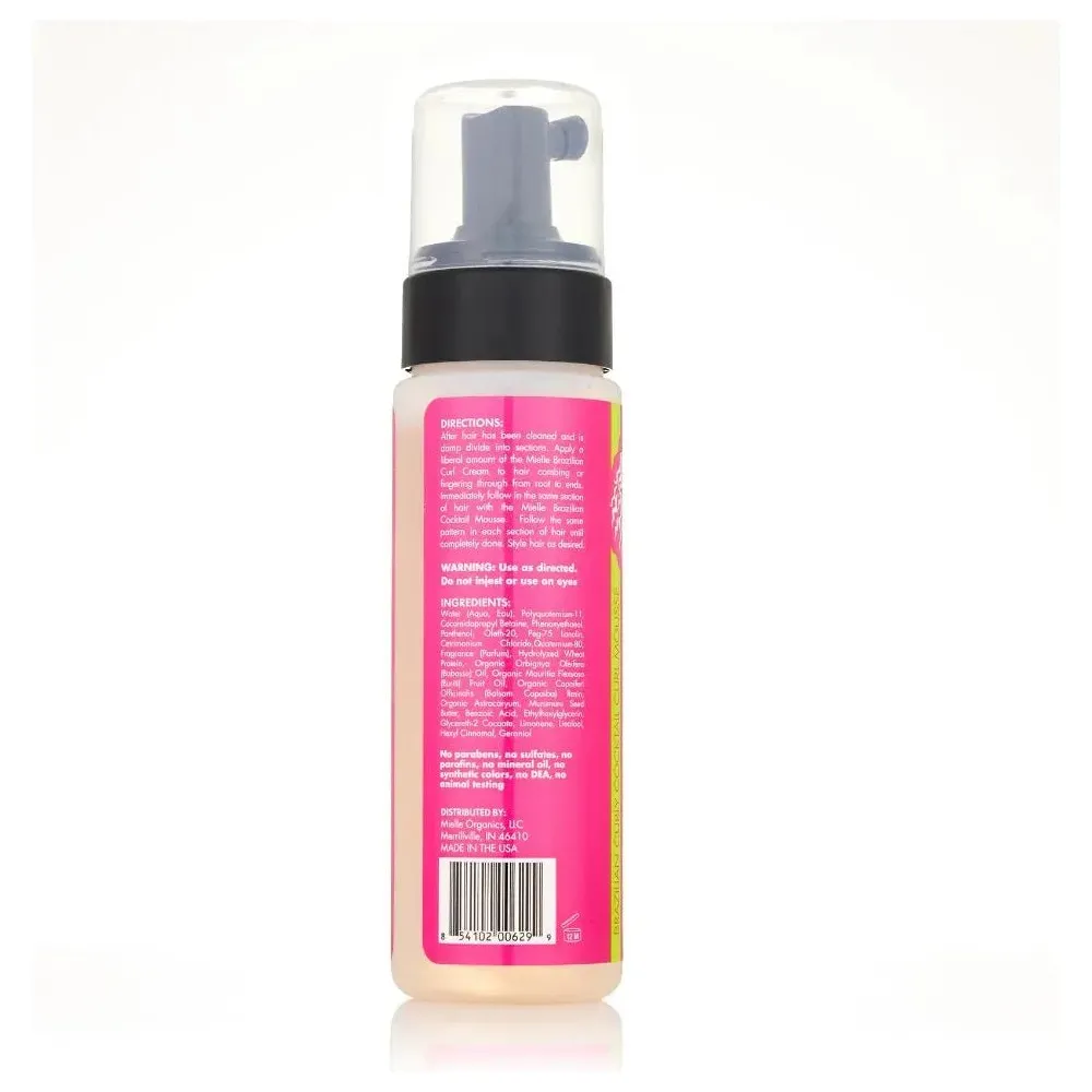 Mielle Babassu Brazilian Curly Cocktail Curl Mousse 7.5oz - Image 2