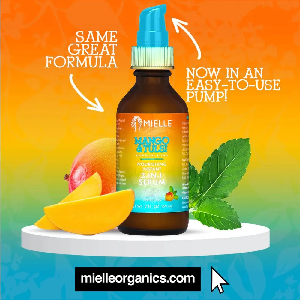 Mielle Mango & Tulsi Nourishing Instant 3-IN-1 Serum - Image 3