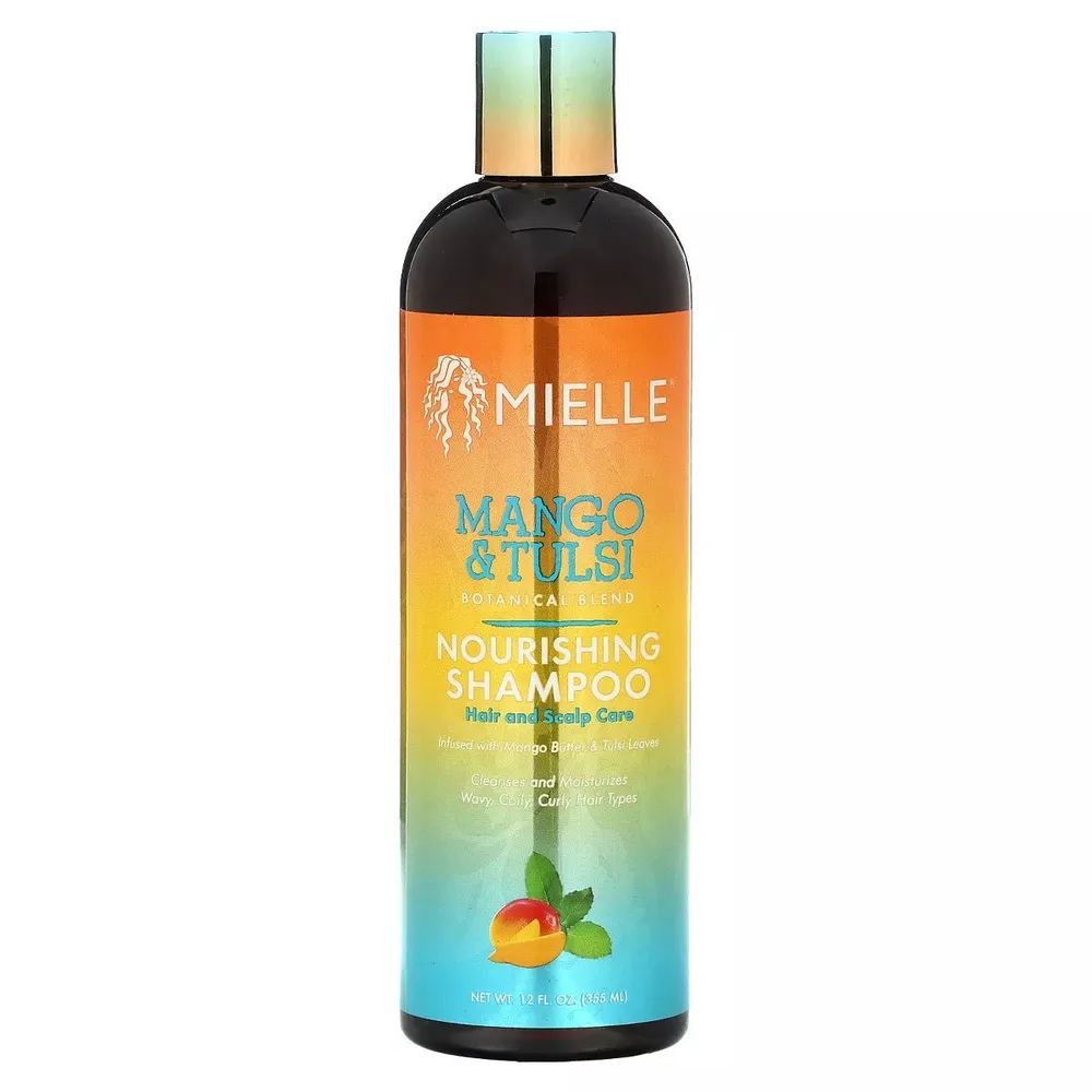 Mielle Mango & Tulsi Nourishing Shampoo & Conditioner – 12 fl oz - Image 3