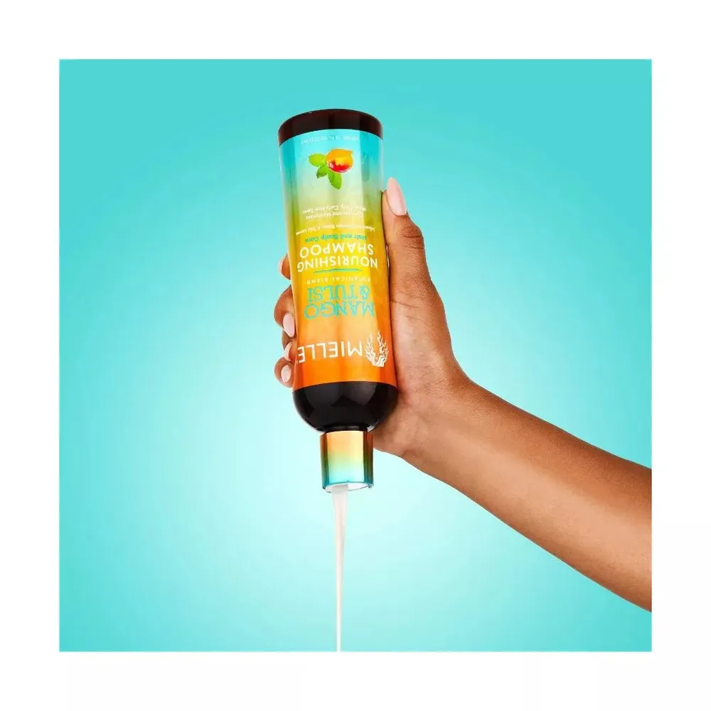 Mielle Mango & Tulsi Nourishing Shampoo & Conditioner – 12 fl oz - Image 5