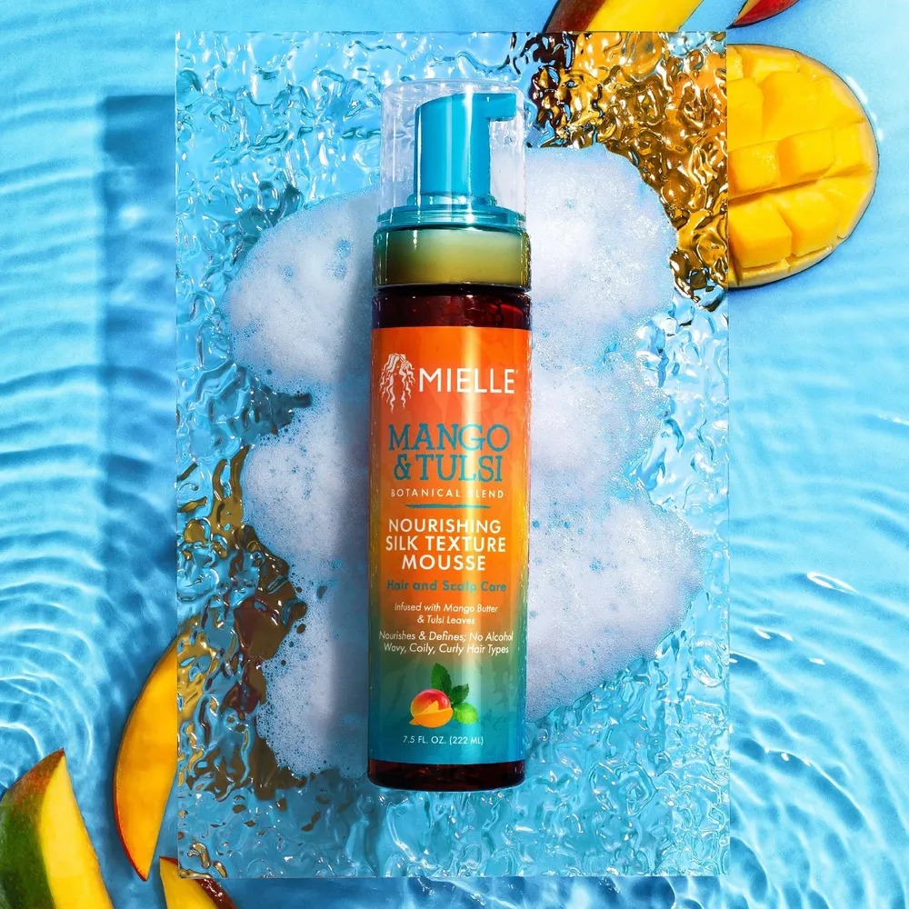Mielle Mango & Tulsi Nourishing Silk Texture Mousse - Image 4