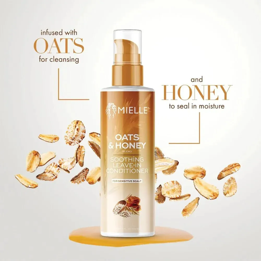 Mielle Oats & Honey Soothing Leave-In Conditioner Spray 6oz - Image 3