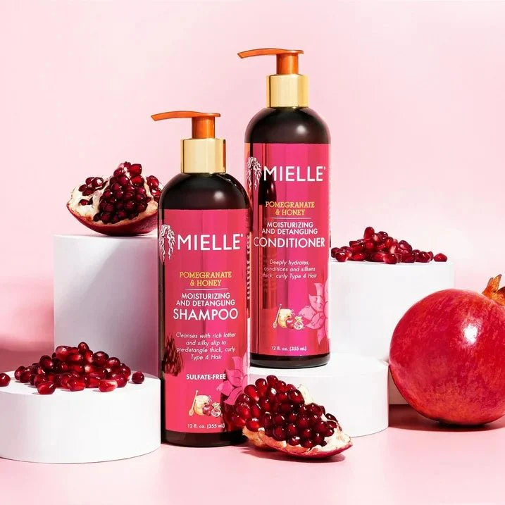 Mielle Organics Pomegranate & Honey Conditioner – Pump – 12oz - Image 6