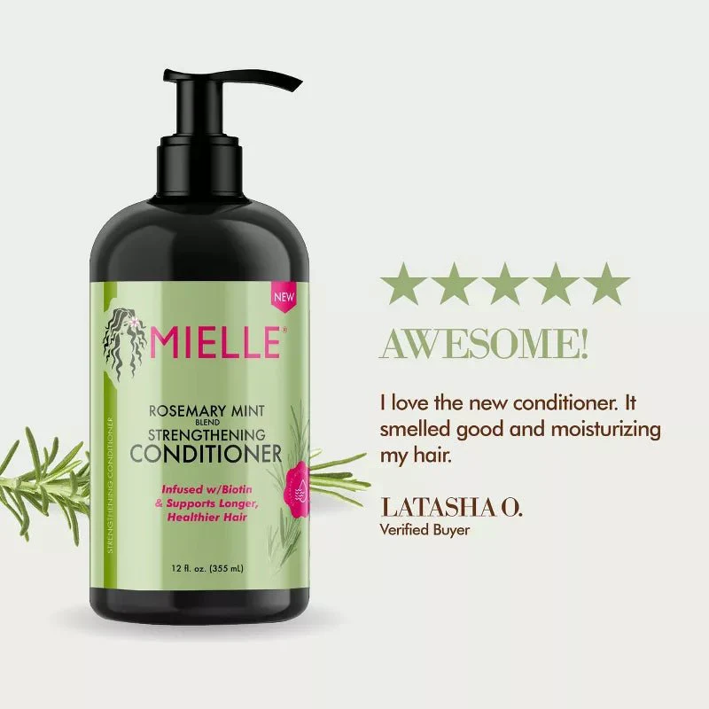 Mielle Organics Rosemary Mint Conditioner – Moisturizing – 12oz - Image 6