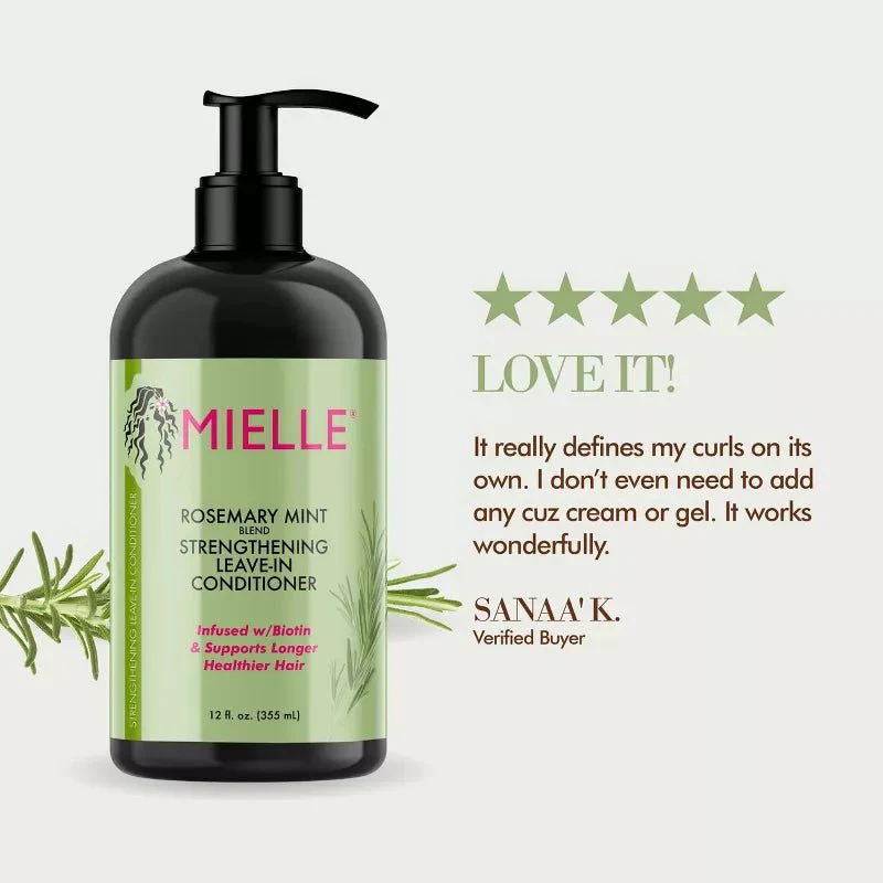 Mielle Organics Rosemary Mint Leave-In – Conditioner – 12oz - Image 6