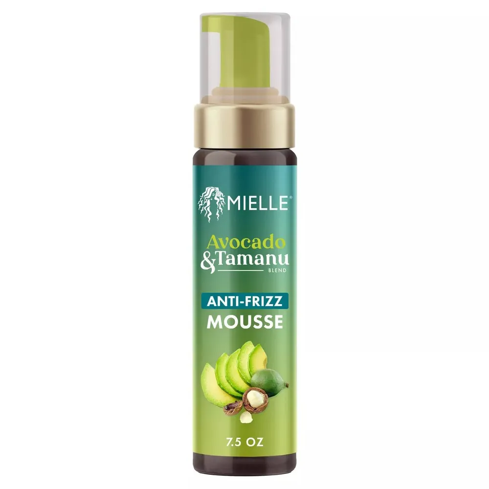 Mielle Organics Avocado & Tamanu Anti-Frizz Mousse - 7.5oz - Image 2