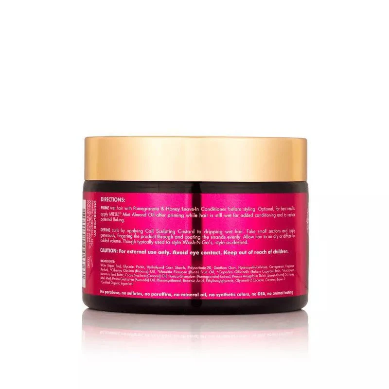 Mielle Organics Curl Custard – Type 4 Hair – 12oz - Image 2