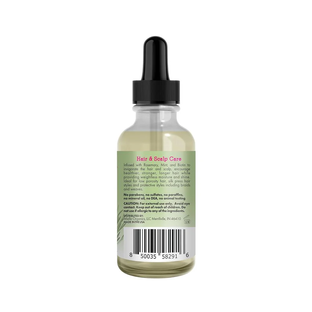 Mielle Rosemary Mint Light Scalp & Hair Oil – 2 oz - Image 4