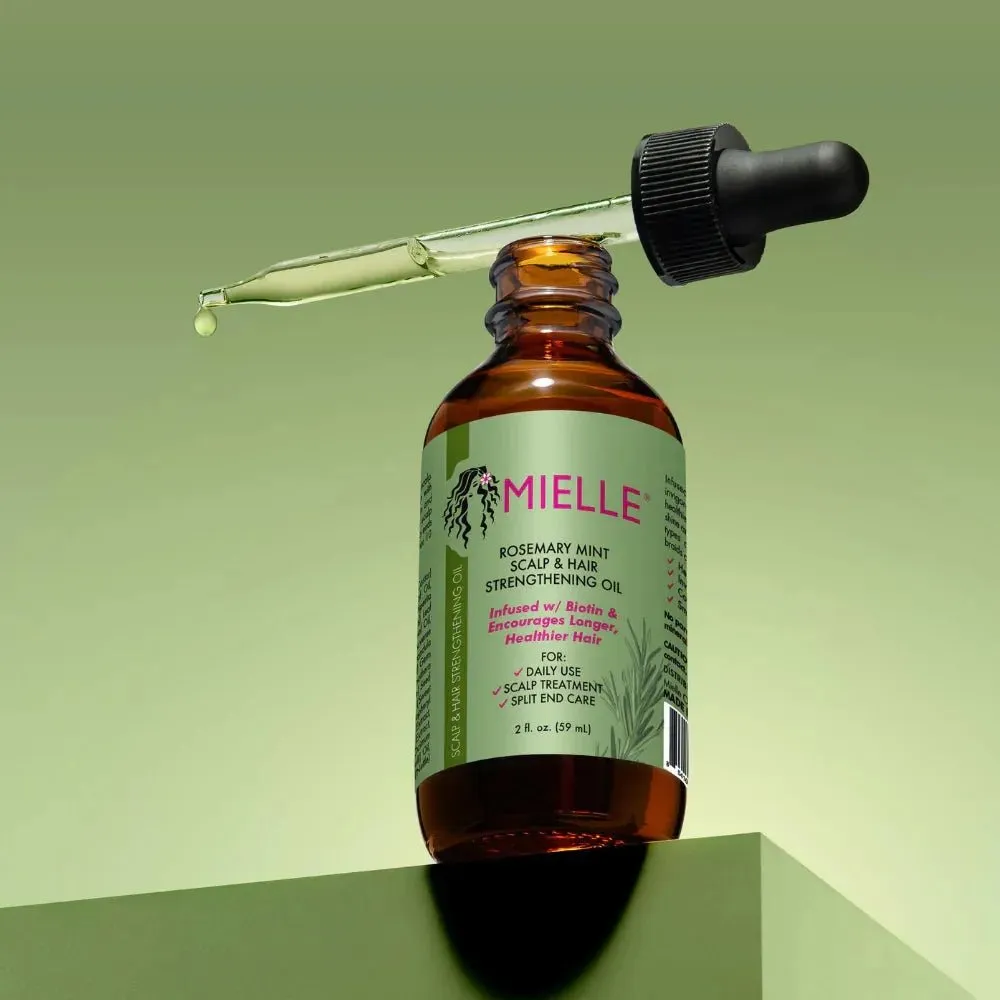 Mielle Rosemary Mint Scalp & Hair Strengthening Oil 2oz - Image 4