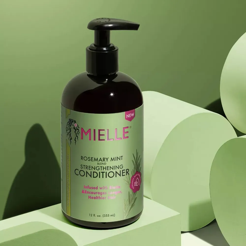 Mielle Rosemary Mint Strengthening Shampoo & Conditioner – 20 fl oz - Image 5