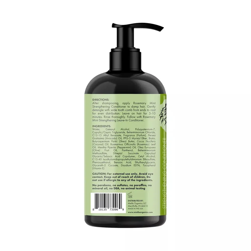 Mielle Rosemary Mint Strengthening Shampoo & Conditioner – 20 fl oz - Image 7