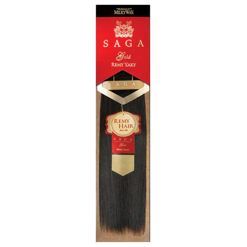 MilkyWay Saga Gold Remy Yaky 100% Human Hair Weave β 14"