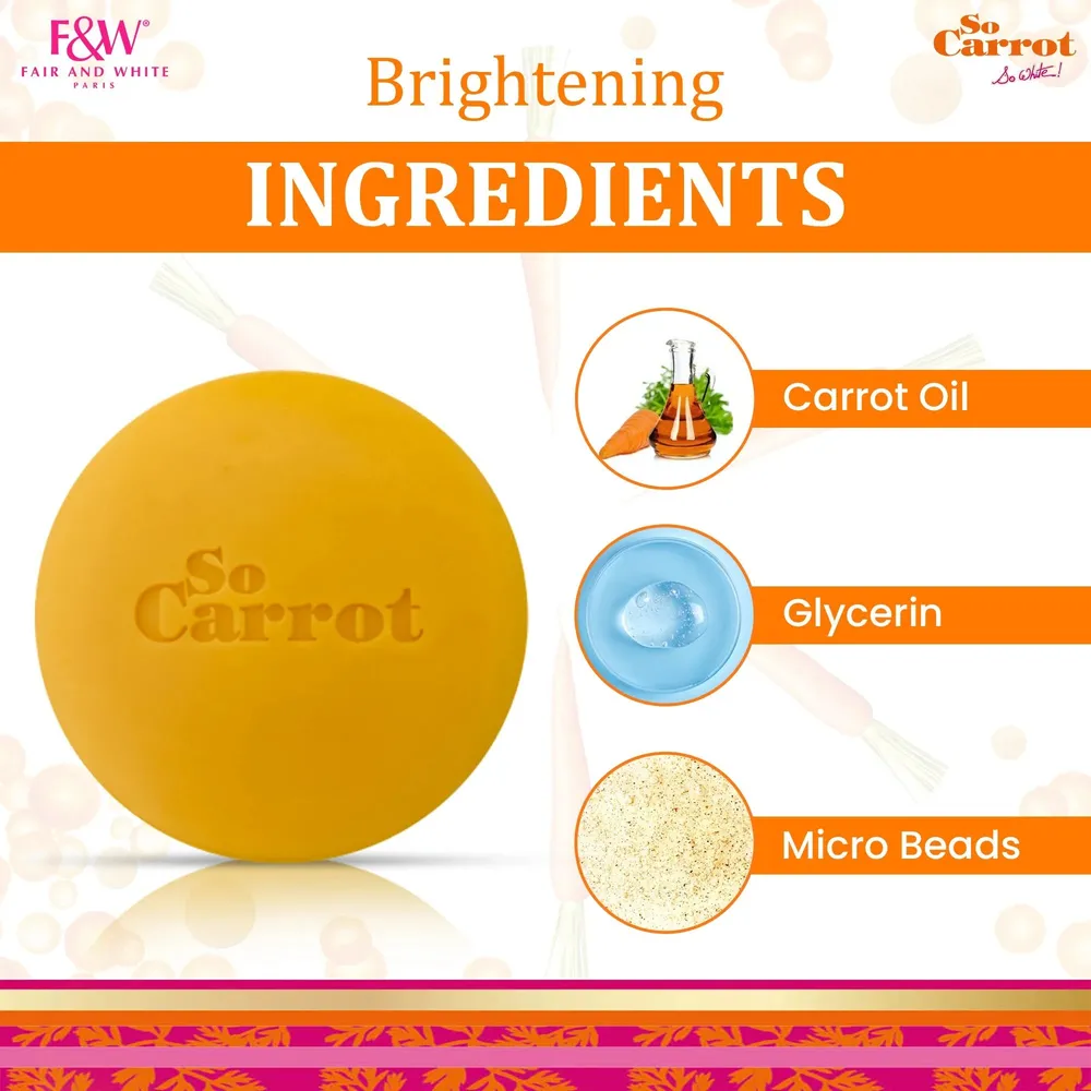 So Carrot Exfoliating Soap – 200g - Image 2