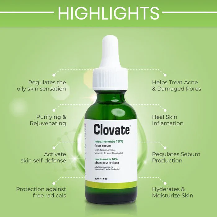 Mitchell Brands Clovate Niacinamide 10% Face Serum - 1oz - Image 4