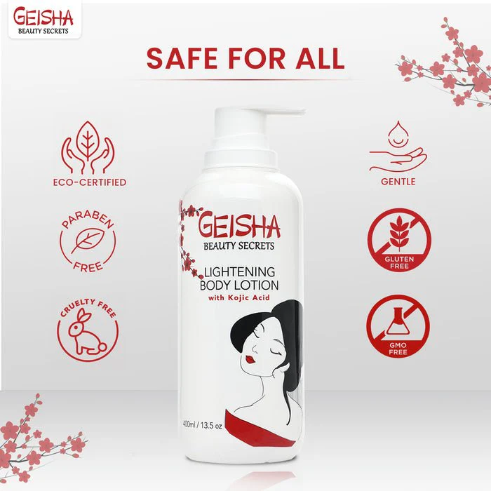 Geisha Beauty Secrets Kojic Acid Body Lotion - 13.5oz - Image 7