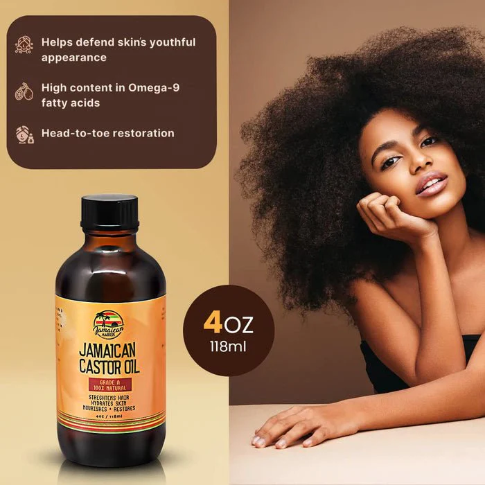 Mitchell Brands Jamaican Amber Jamaican Castor Oil 4oz - Image 9