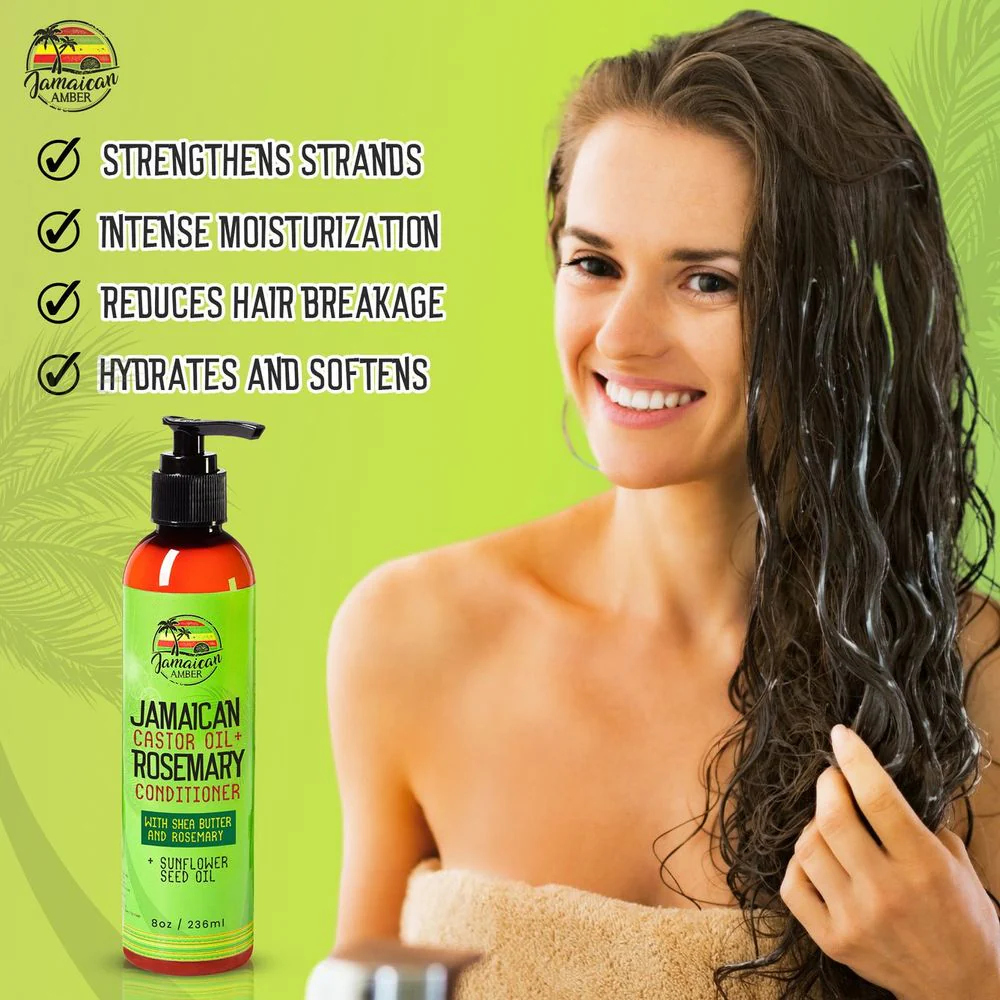 Mitchell Jamaican Castor Oil + Rosemary Conditioner - 8oz - Image 5