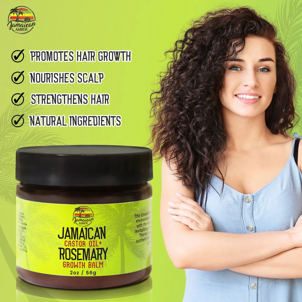 Mitchell Jamaican Hair Balm - Castor + Rosemary 2oz - Image 6
