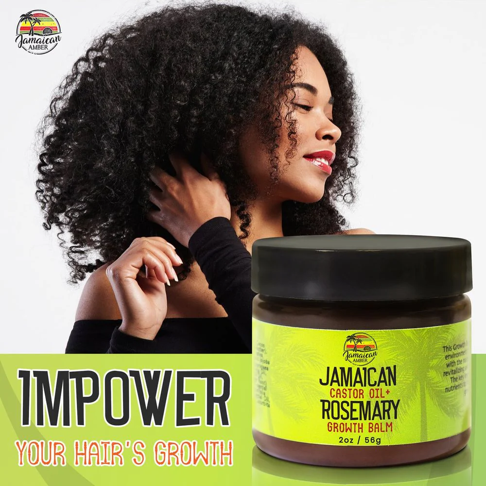 Mitchell Jamaican Hair Balm - Castor + Rosemary 2oz - Image 8
