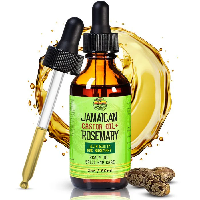 Mitchell Jamaican Castor Oil+ Rosemary Hair Oil 2oz - Image 5