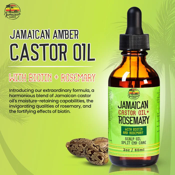 Mitchell Jamaican Castor Oil+ Rosemary Hair Oil 2oz - Image 6