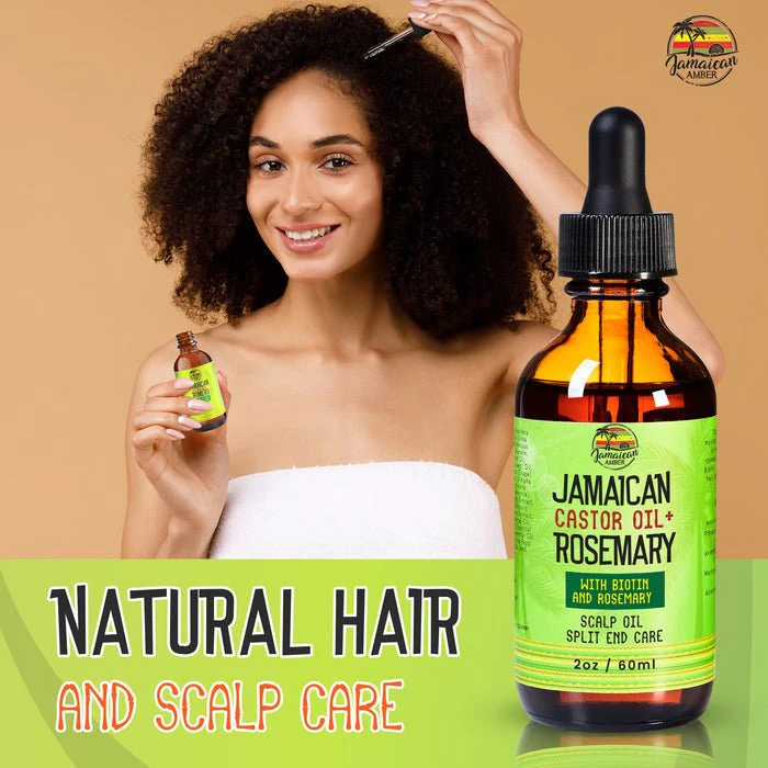 Mitchell Jamaican Castor Oil+ Rosemary Hair Oil 2oz - Image 7
