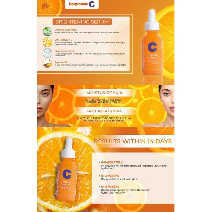 Mitchell Brands Neoprosone Intense Vitamin C Serum - 1oz - Image 6