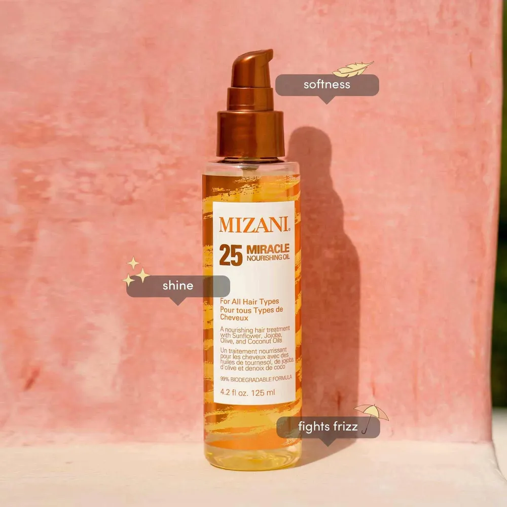 Mizani 25 Miracle Nourishing Hair Oil - Shine & Frizz Control 4.2oz - Image 4