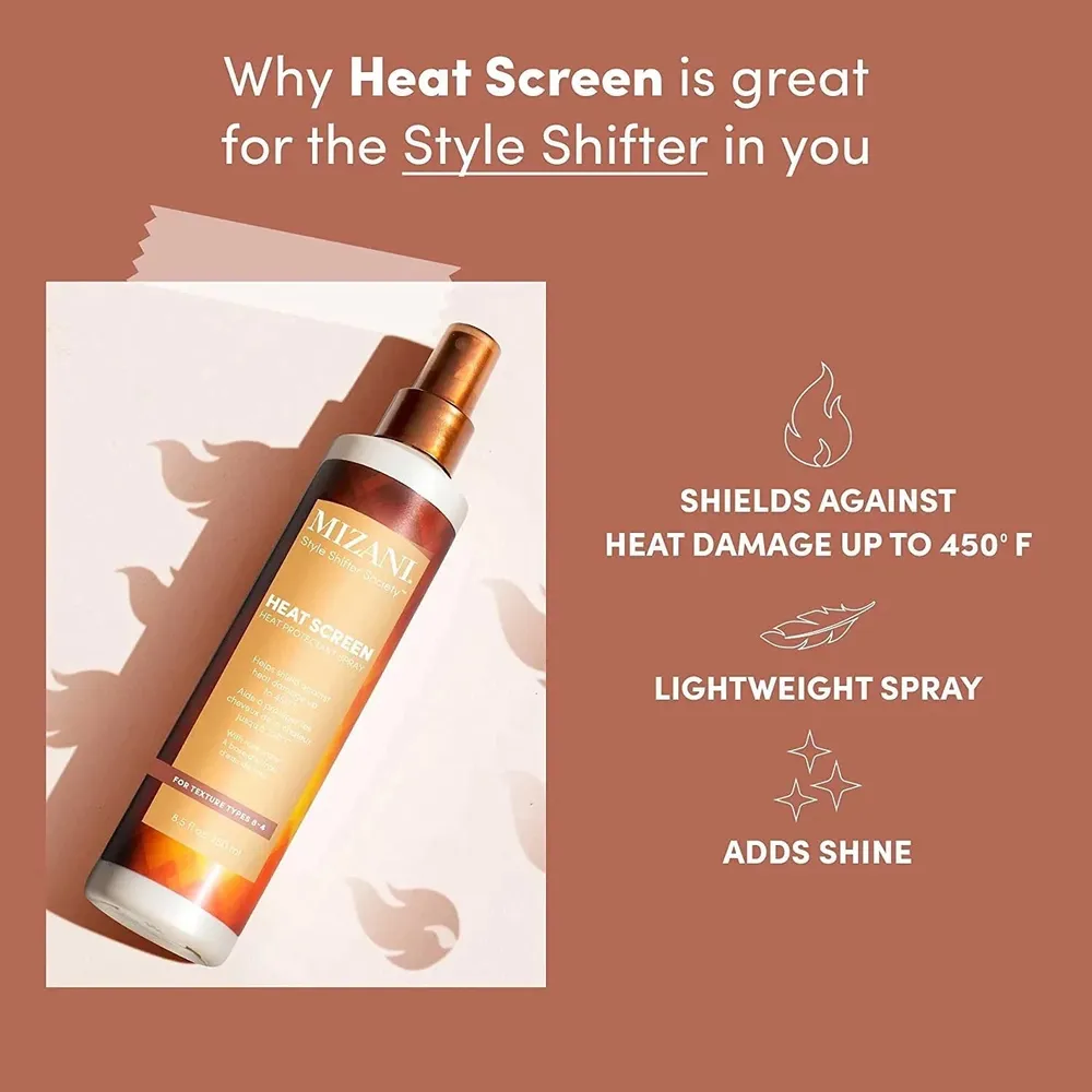 Mizani Heat Screen Heat Protectant Spray - Thermal Shield 8.5oz - Image 6