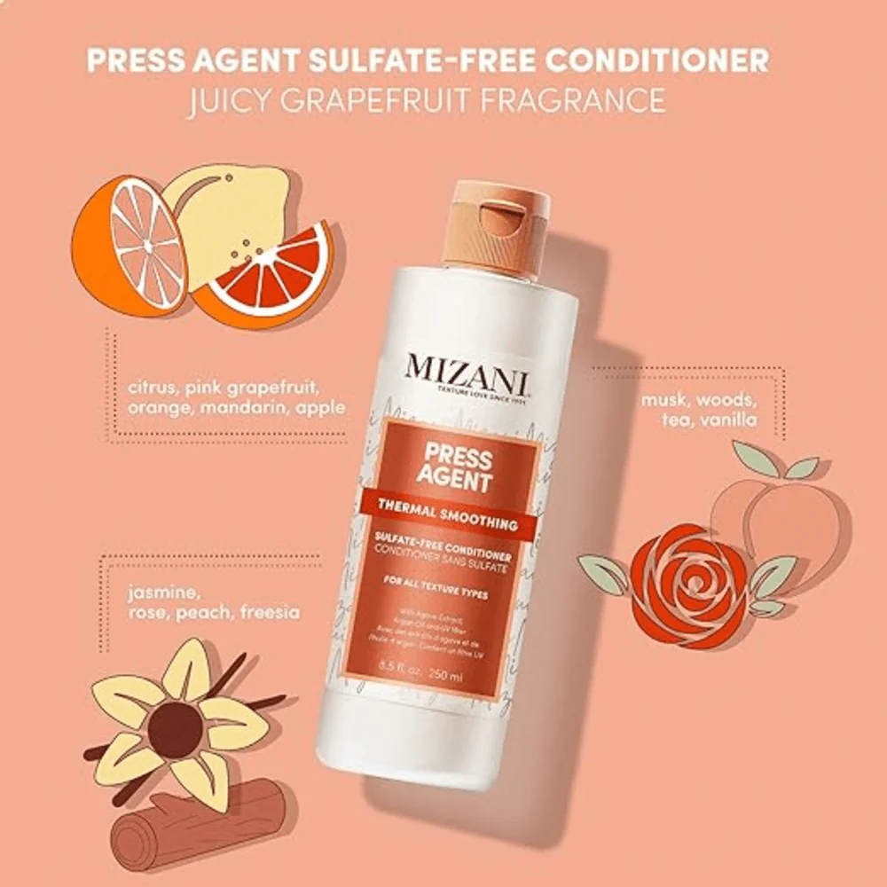 Mizani Press Agent Sulfate-Free Conditioner - Heat Styling 33.8oz - Image 2