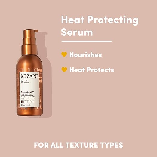 Mizani Thermastrength Heat Protecting Serum - Heat Damage Protection 5oz - Image 2