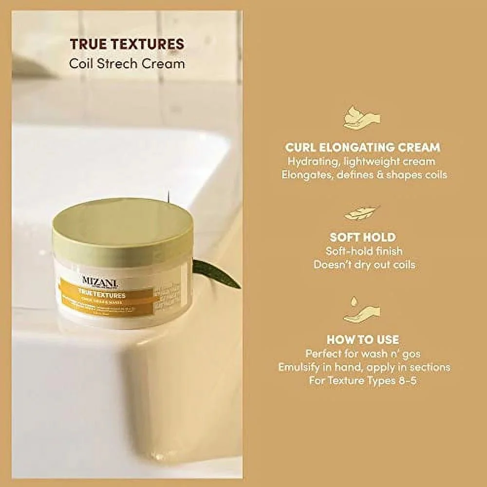 Mizani True Textures Stretch Cream - Defines & Elongates 3.4oz - Image 2