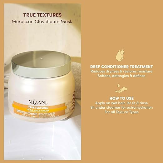 Mizani True Textures Moroccan Clay Face Mask - Detoxifying 16.9oz - Image 3