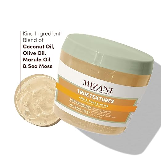 Mizani True Textures Twist and Coil Jelly - Defines Coils 8oz - Image 2