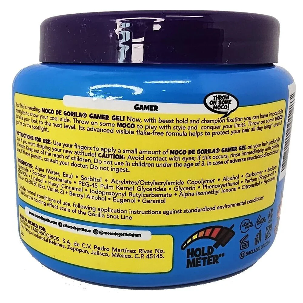 Moco de Gorila Hair Gel – Strong Hold – 9.52oz - Image 8