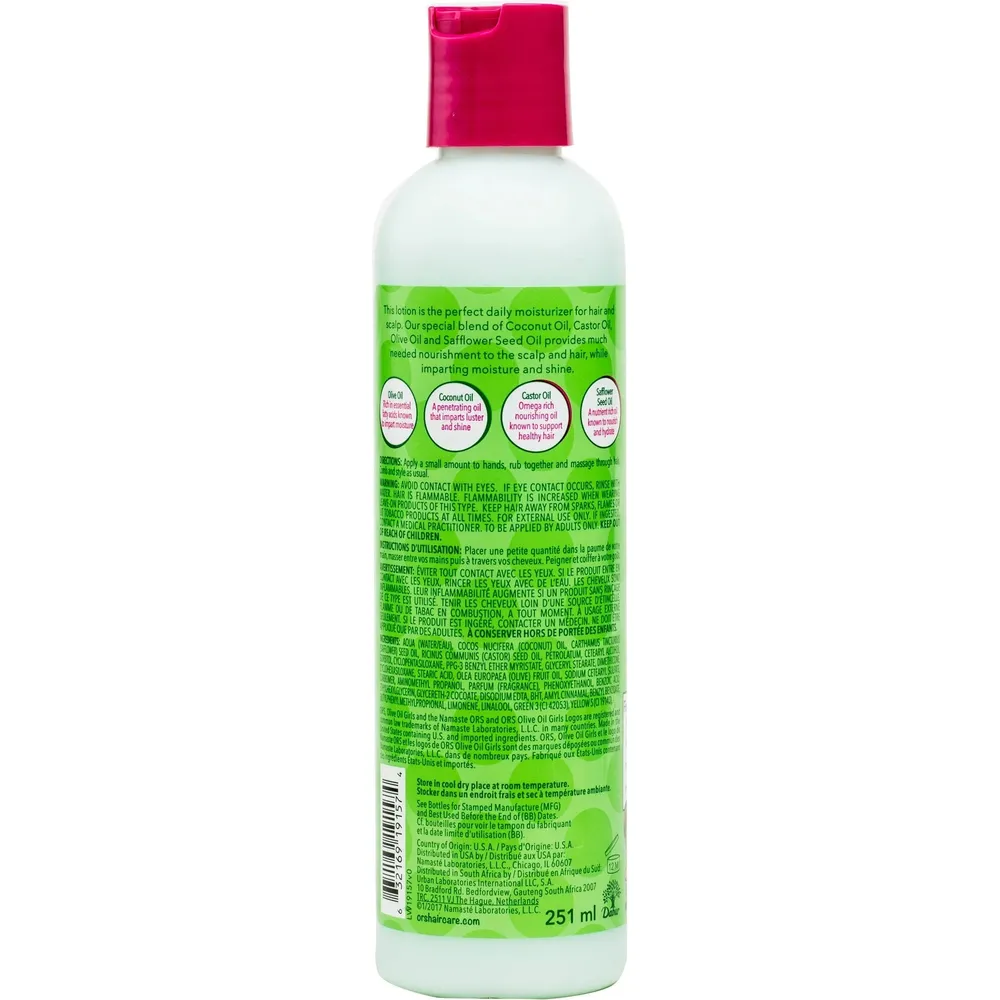 ORS Olive Oil Moisturizing Hair and Scalp Lotion – 8.5 oz - Image 2