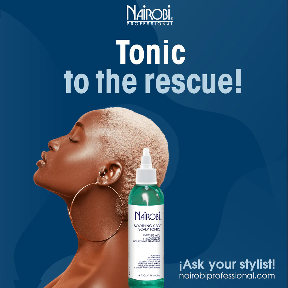 Nairobi Soothing CBD Scalp Tonic - Calming Relief 4oz - Image 3