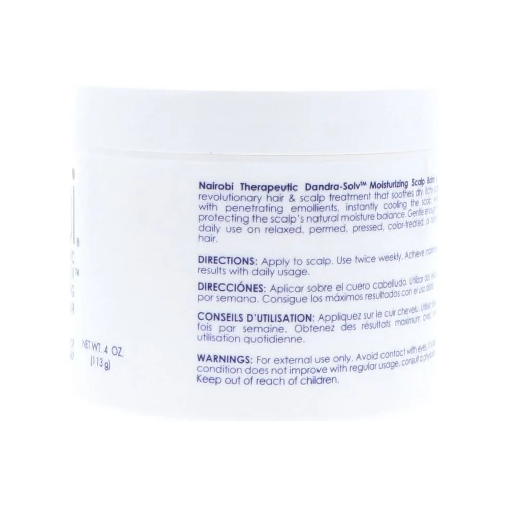 Nairobi Therapeutic Dandra-Solv Moisturizing Scalp Balm - 4 oz - Image 4