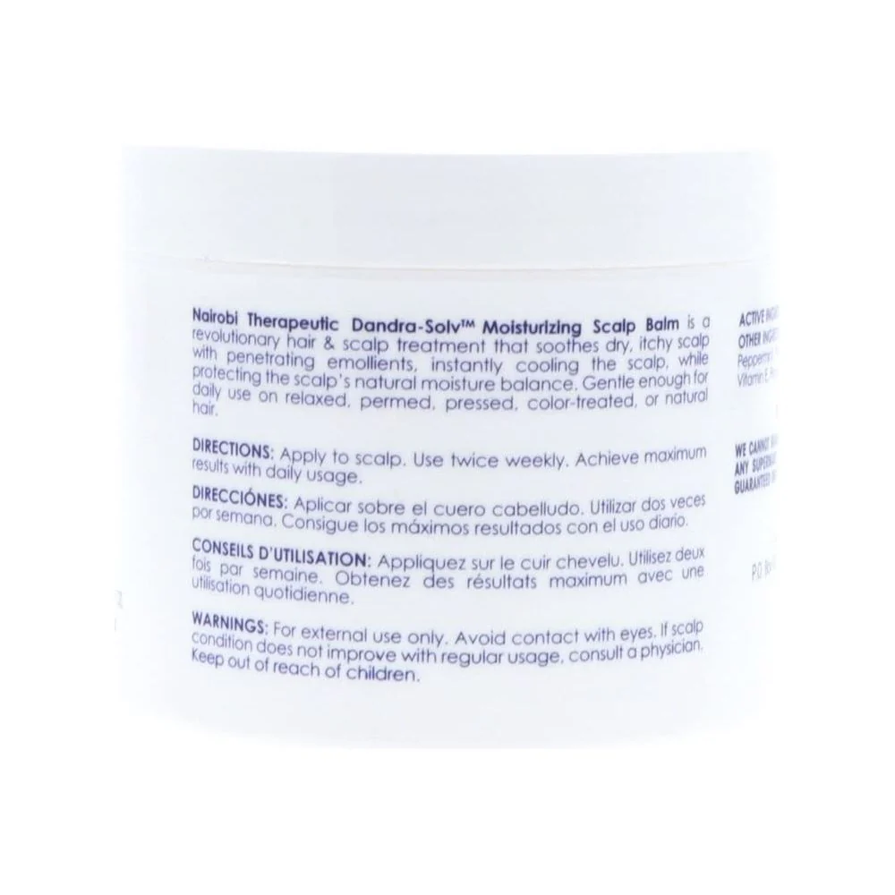 Nairobi Therapeutic Dandra-Solv Moisturizing Scalp Balm - 4 oz - Image 5