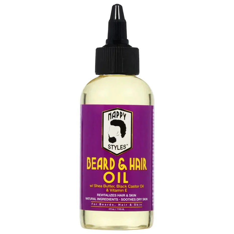 Nappy Styles Beard & Hair Oil  – 4 oz - Image 3