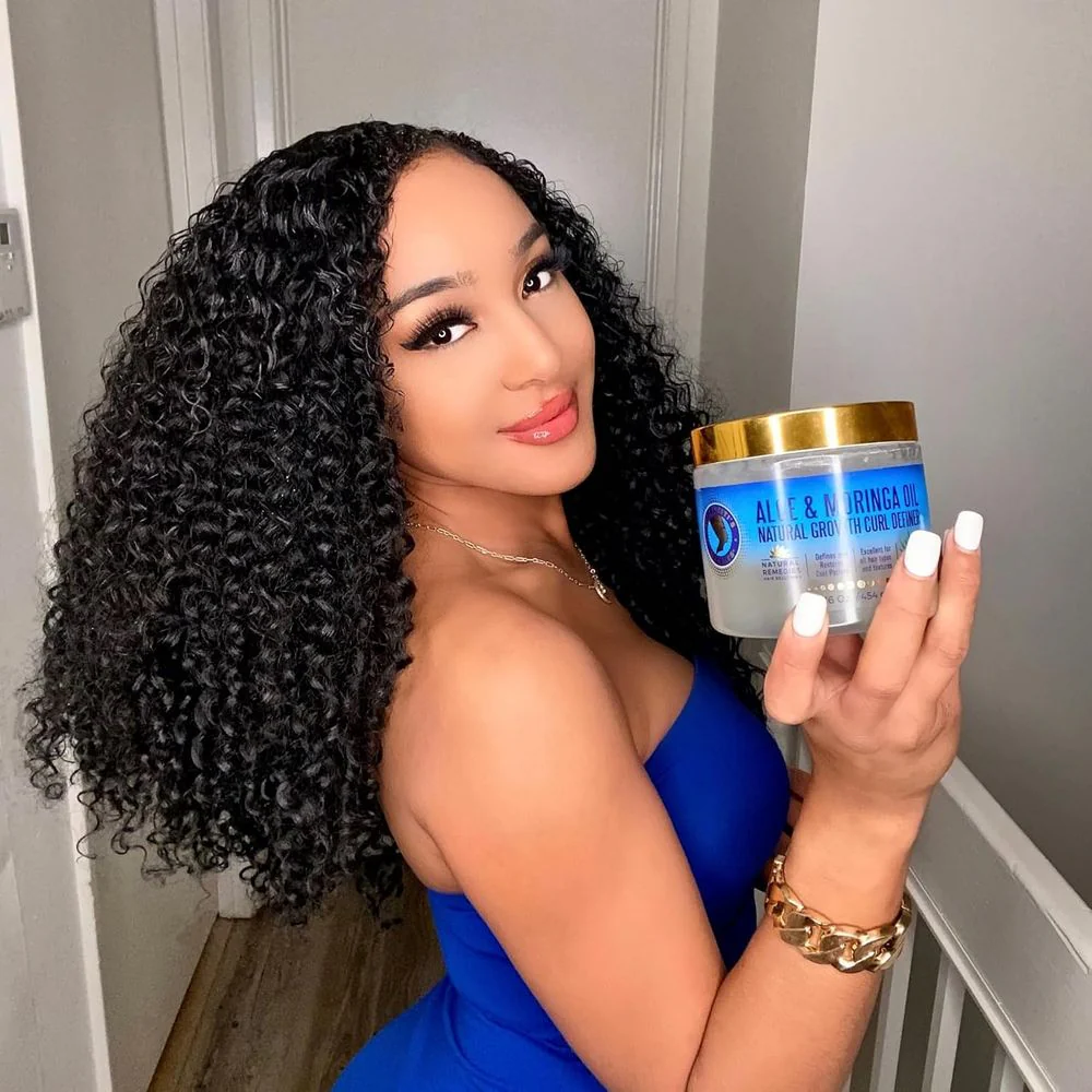 Nefertiti’s Secrets Natural Growth Curl Definer - 16 oz - Image 7