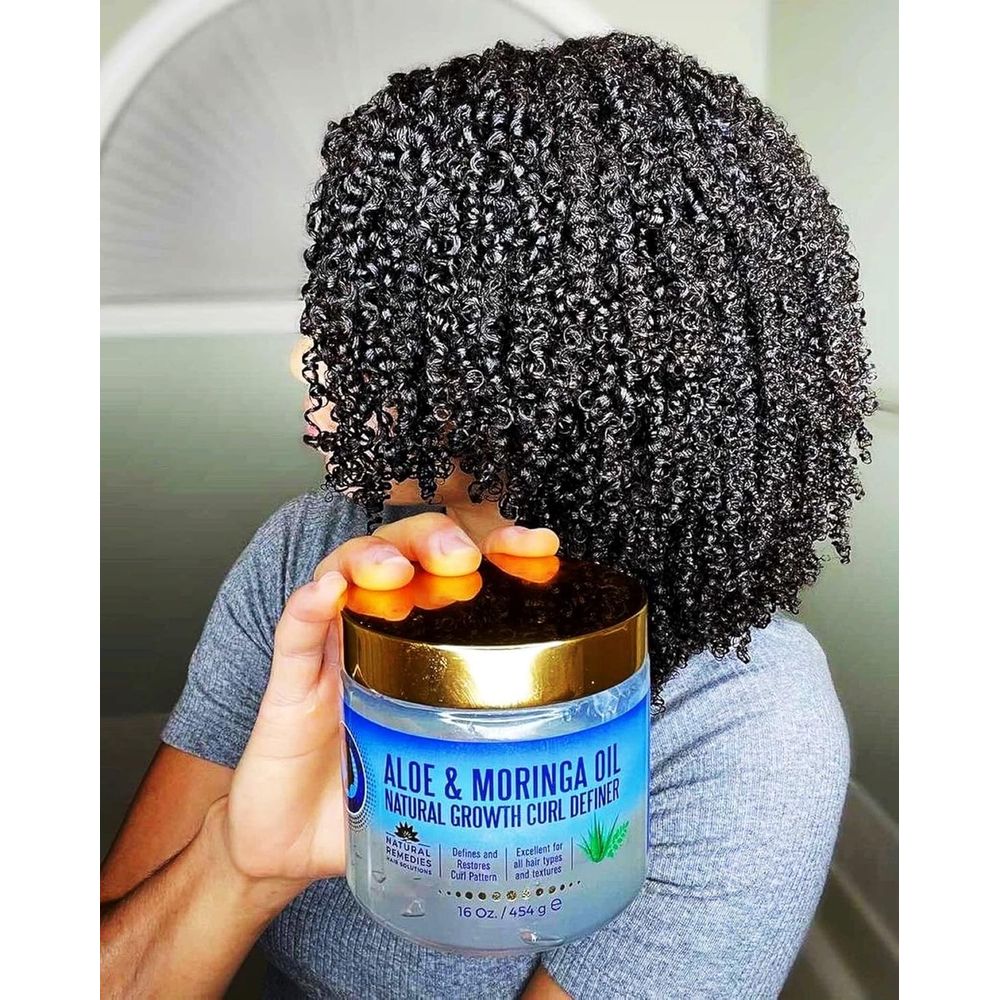Nefertiti’s Secrets Natural Growth Curl Definer - 16 oz - Image 8