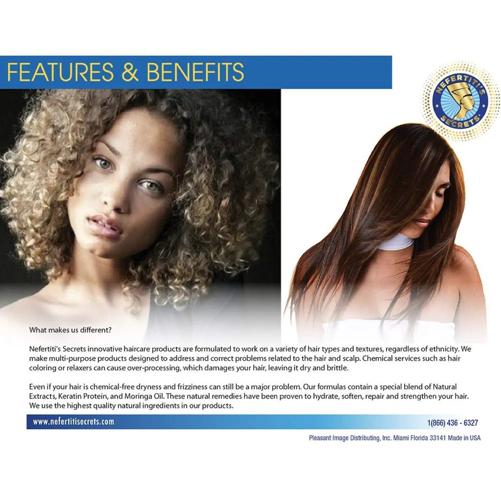 Nefertiti’s Secrets Natural Moringa and Tea Tree Oil - Hair, Scalp, and Skin - Image 7