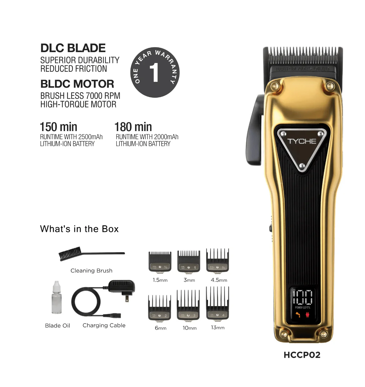 Nicka K New York Carbon Blade DLC Clipper & Trimmer โ Cordless - Image 6