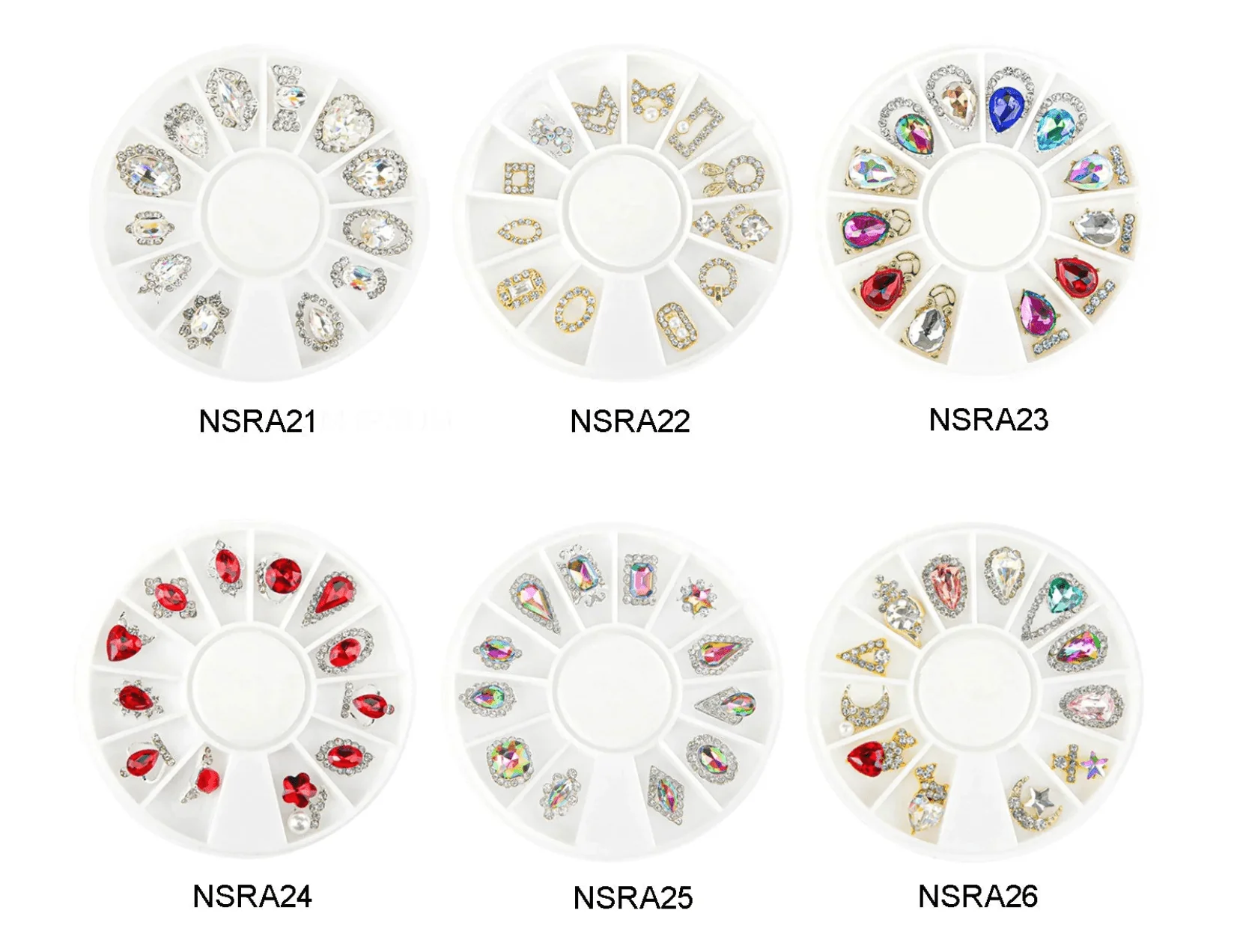 Nicka K New York Nail Art DIY Rhinestone Round Case - Image 2